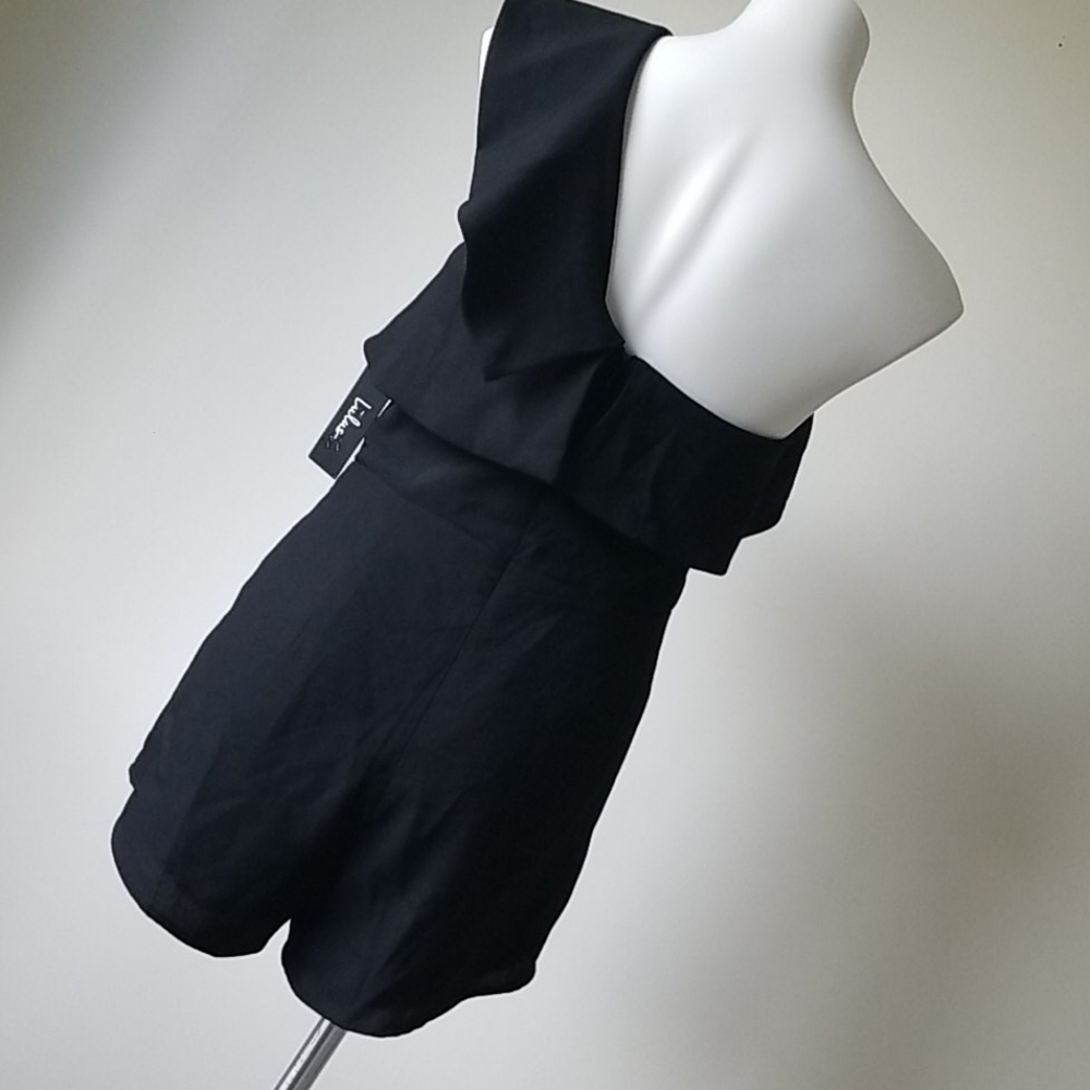 Lulu's Butterfly Effect One Shoulder Romper - Picture 10 of 16